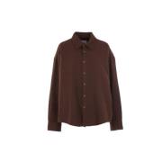 Oversized Bruine Shirt Mythinks , Brown , Dames