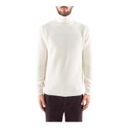 Turtleneck Jumpers in Marino Wol Corsinelabedoli , White , Heren