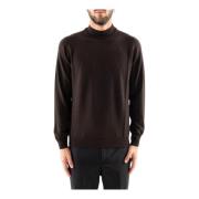 Turtleneck Jumpers in Extrafijne Wol Corsinelabedoli , Brown , Heren