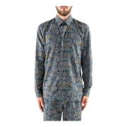 Casual Paisley Overhemd Corsinelabedoli , Multicolor , Heren