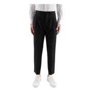 Klassieke Federic Suit Broek Corsinelabedoli , Black , Heren