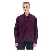 Twill Geweven Works Jas Affxwrks , Purple , Heren