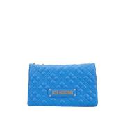 Blauwe Synthetische Schoudertas Love Moschino , Blue , Dames