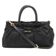 Pre-owned Nylon prada-bags Prada Vintage , Black , Dames