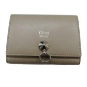 Pre-owned Canvas wallets Fendi Vintage , Beige , Dames