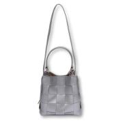 Gevlochten Chiara Crossbody Tas Núnoo , Gray , Dames