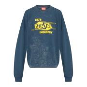 Sweatshirt S-Boxt-Q5 Diesel , Blue , Heren