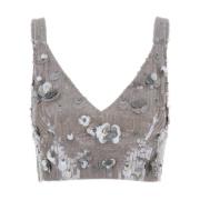 Grijze Top Reggiseno P.a.r.o.s.h. , Gray , Dames