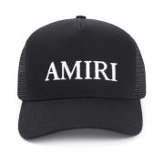 Kern Logo Trucker Hoed Zwart Amiri , Black , Heren