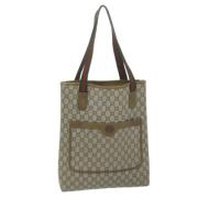 Pre-owned Leather totes Gucci Vintage , Brown , Dames