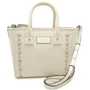 Pre-owned Fabric handbags Jimmy Choo Pre-owned , Beige , Dames