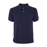 Navy Korte Mouw Gebreid Ralph Lauren , Blue , Heren