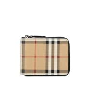 Pre-owned Fabric wallets Burberry Vintage , Beige , Dames