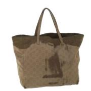 Pre-owned Canvas totes Gucci Vintage , Brown , Dames