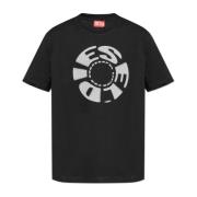 T-shirt T-Adjust-K9 Diesel , Black , Heren