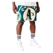 Athletics MLB Large Logo Shorts in Groen New Era , Green , Heren