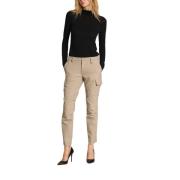 Curvy Fit Winter Cargo Broek Mason's , Beige , Dames