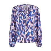 Lange Mouw Blouse 26a05-03507 Anna Van Toor , Blue , Dames