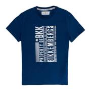 Stijlvolle T-Shirt Collectie voor Mannen Bikkembergs , Blue , Heren