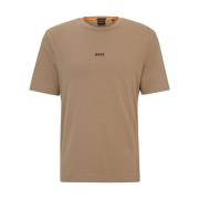 Korte Mouw T-shirt TChup Boss Orange , Brown , Heren