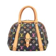 Pre-owned Canvas handbags Louis Vuitton Vintage , Brown , Dames