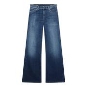 Blauwe Broek voor Mannen Dondup , Blue , Dames