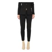 Milano Chino Broek met Zakken Vicario Cinque , Black , Dames