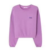 Femme Sweater Iz403A American Vintage , Purple , Dames