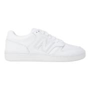 Witte Leren Sneakers voor Vrouwen New Balance , White , Dames