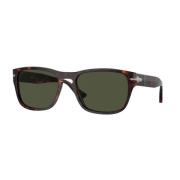 Klassieke zonnebril in groen Persol , Brown , Unisex