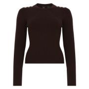 Bruine Sweater Collectie Pinko , Brown , Dames