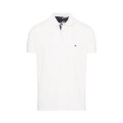 Check Polo Ancient White Tommy Hilfiger , White , Heren