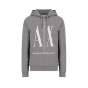 Grijze Sweaters voor Stijlvolle Look Armani Exchange , Gray , Heren