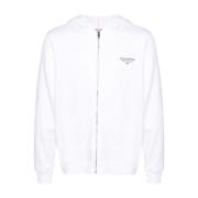 Witte Logo Print Hoodie Valentino Garavani , White , Heren