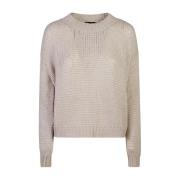 Trendy Sweater Selection Roberto Collina , Beige , Dames