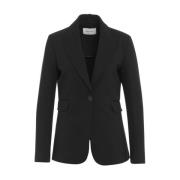 Zwarte Blazer Aw24 Gender , Black , Dames