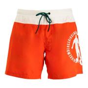 Oranje Strand Boxershorts voor Mannen Bikkembergs , Orange , Heren