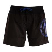 Heren Zwembroek Zwart Blauw Bikkembergs , Black , Heren