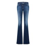 Blauwe Denim Jeans Dsquared2 , Blue , Dames