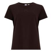 Bruine T-shirts en Polos Pinko , Brown , Dames