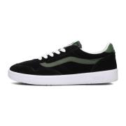 Zwarte Suède Lage Sneakers Vans , Black , Heren