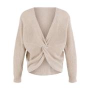 Stijlvolle Pullover in Diverse Kleuren Anna Van Toor , Beige , Dames