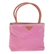 Pre-owned Nylon totes Prada Vintage , Pink , Dames