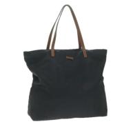 Pre-owned Canvas totes Gucci Vintage , Black , Dames