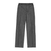 Wollen gekreukte broek Bottega Veneta , Gray , Heren