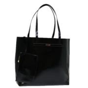 Pre-owned Leather totes Gucci Vintage , Black , Dames