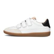 Witte Leren Lage Sneakers Fred De La Bretoniere , White , Dames