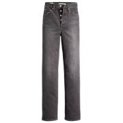 Klassieke Denim Jeans Levi's , Black , Dames