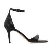 ‘Ailisa’ sandalen met hak van leer Isabel Marant , Black , Dames