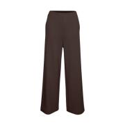 Wijde Pijpen Broek 30108653 Americano InWear , Brown , Dames